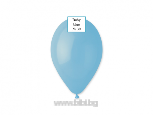 Латексов балон Baby blue №39/072 - 30 см -10 бр./пак.