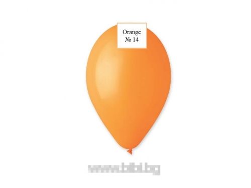 Латексов балон Orange №14/004 - 30 см -10 бр./пак