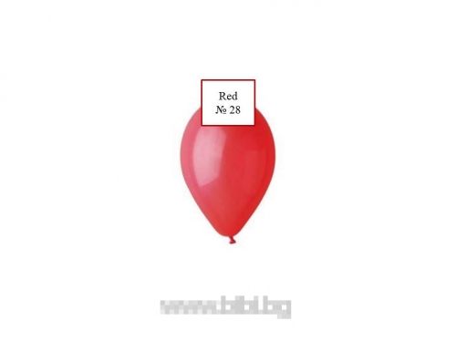 Латексов балон Red №28 /045 - 25 см.-100 бр./пак