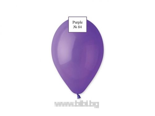 Латексов балон Purple №84 /008 - 25 см.- 100 бр./пак
