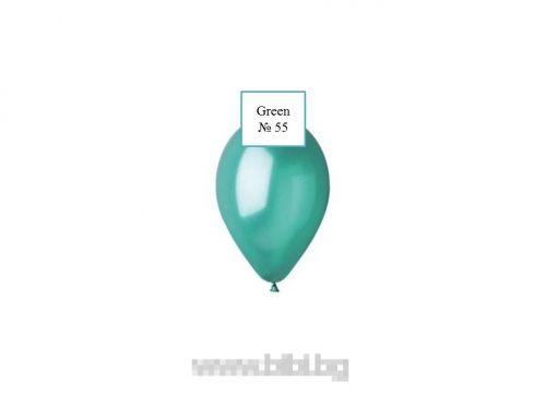 Латексов балон Green №55/ 30 см - с хелий 1 бр.