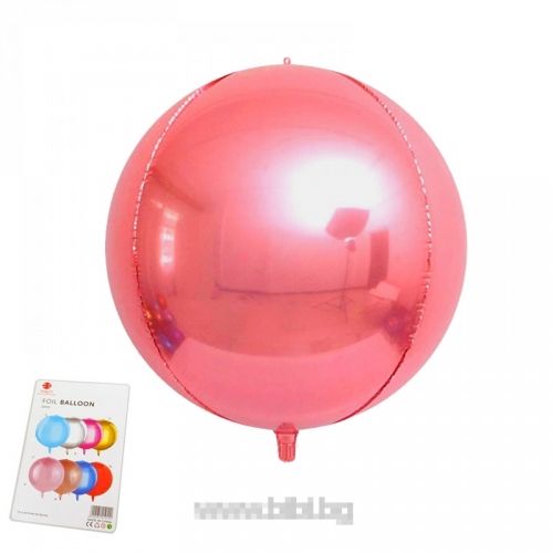 Балон "Сфера" Розово злато с хелий