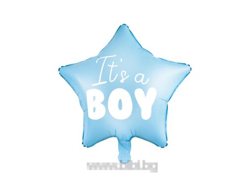 Фолио балон It's a boy звезда