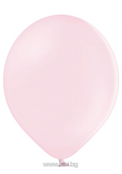 Латексов балон цвят /Софт/ Бледо розов /454/-30 см.