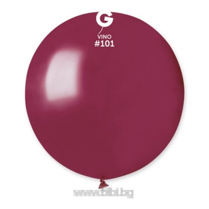 Латексов балон G19 цвят Vino №101 /48 см. - 1 бр. (без черти!)