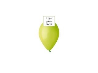 Латексов балон Light Green №18/011 - 30 см -10 бр./пак