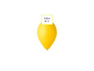 Латексов балон Yellow №11/002 - 25 см-100 бр./пак.