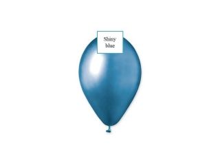 Хром балон Shiny Blue/30 см - с хелий 1 бр.