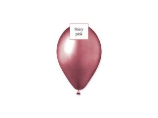 Хром балон Shiny Pink/30 см - с хелий 1 бр.