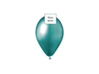 Хром балон Shiny Green/30 см - с хелий 1 бр.