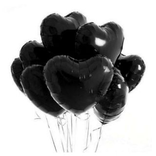Балон Сърце от фолио-Черено- с хелий  1 бр.