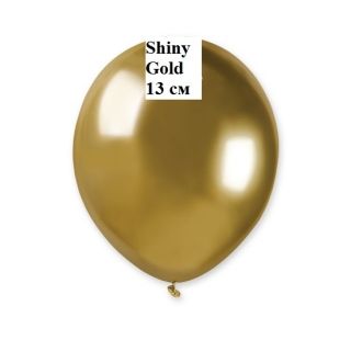 Хром балон Shiny Gold -13 см/ 100 бр. пак.