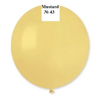 Латексов балон Mustard №43/48 см - 1 бр. с хелий