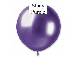 Хром балон Shiny Purple 48 см. -1 бр. с хелий