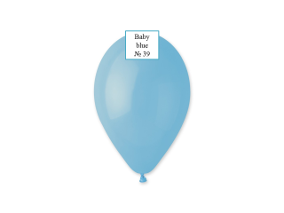 Латексов балон Baby blue №39/30 см -1 бр. с хелий