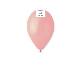 Латексов балон Baby pink №40/30 см- 1 бр. с хелий