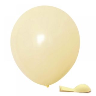 Латексов балон Макарон цвят Жълт /Горчица/27 см-100 бр/пак