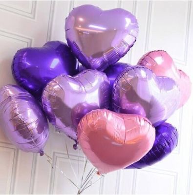 Фолио балони сърца с хелий
