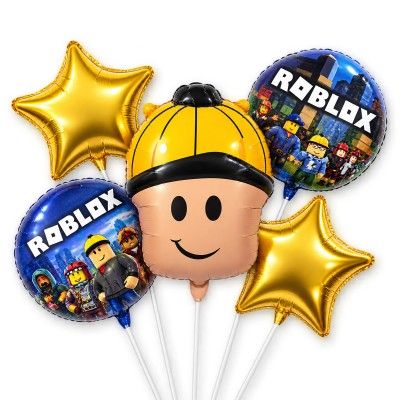 Комплект фолио балони Roblox Bilder man - 5 броя