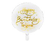 Фолио балон кръг Happy birthday to you