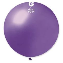 Латексов балон Purple №72/034 - 48 см с хелий - 1 бр.