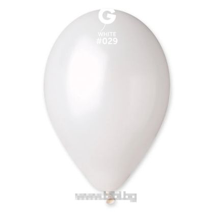 Латексов балон Бял / White металик №62 / 029 