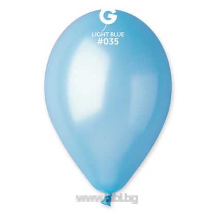 Латексов балон Светло син / Light blue металик №80 / 035 