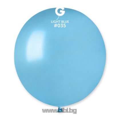 Латексов балон Светло син / Light blue металик №80 / 035 