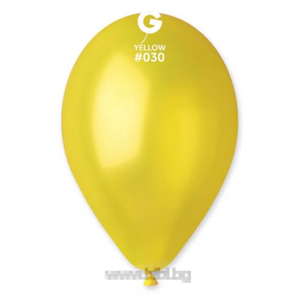 Латексов балон Жълт / Yellow металик №64 / 030 
