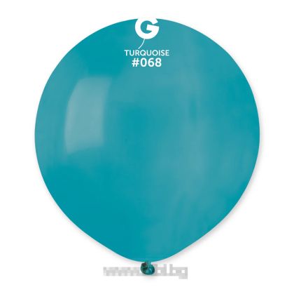 Латексов балон Тюркоаз / Turquoise № 33 / 068 
