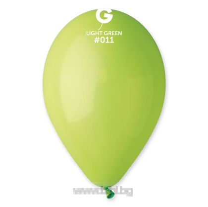 Латексов балон Светло зелен / Light Green № 18 / 011