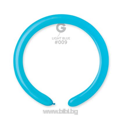 Латексов балон Светло син / Light blue № 46 / 009 