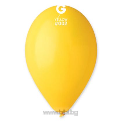 Латексов балон Жълт / Yellow № 11 / 002 