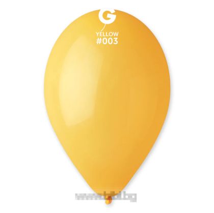 Латексов балон Yellow / Тъмно жълт № 36 / 003 