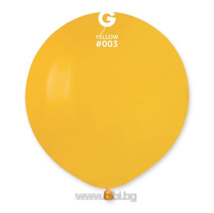 Латексов балон Yellow / Тъмно жълт № 36 / 003 