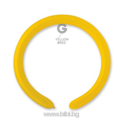 Латексов балон Yellow / Тъмно жълт № 36 / 003 