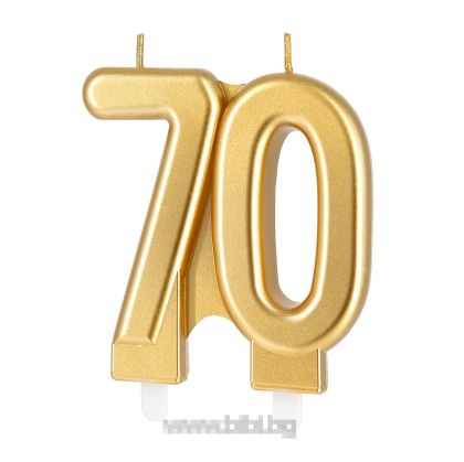 Свещичка 70 златна