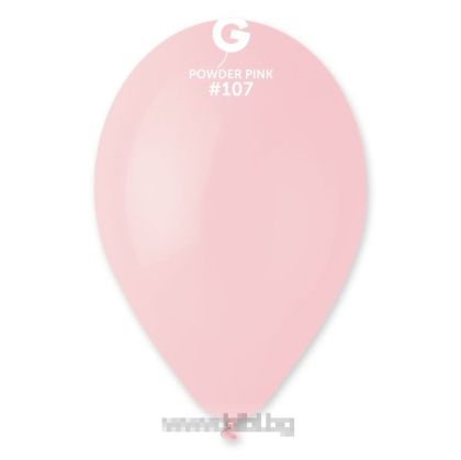 Латексов балон Powder pink / Розова пудра № 107