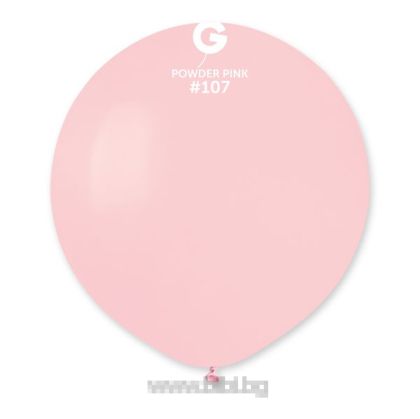 Латексов балон Powder pink / Розова пудра № 107