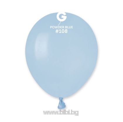 Латексов балон Powder blue / Синя Пудра № 108
