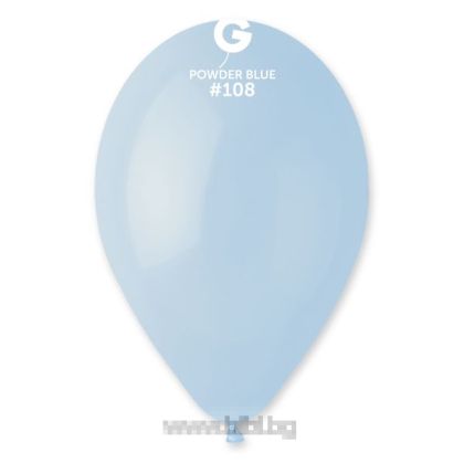 Латексов балон Powder blue / Синя Пудра № 108