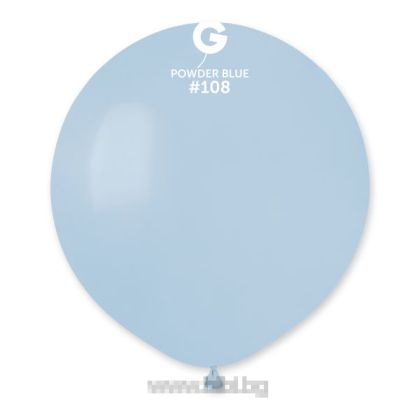 Латексов балон Powder blue / Синя Пудра № 108