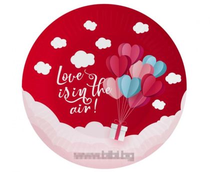 Парти чинийки Love is in the air - 6 броя