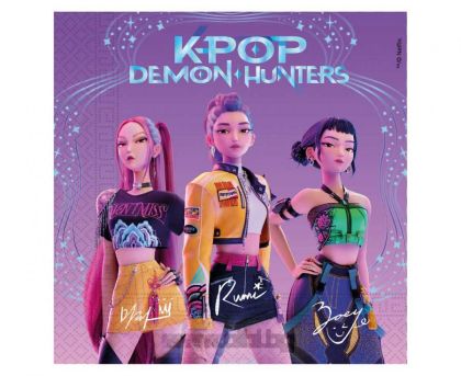 Луксозни парти салфетки K - Pop Demon Hunters / Кей Поп Демон Хънтърс