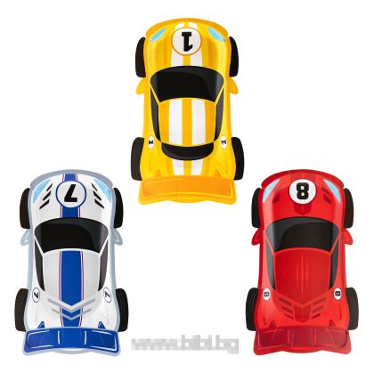 Парти чинийки Съзтезателна кола - Racing car - 6 броя
