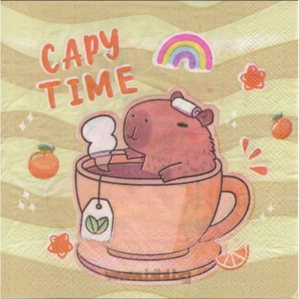 Парти салфетки Капибара / Capybara