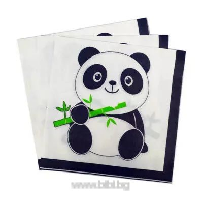 Парти салфетки Панда / Panda