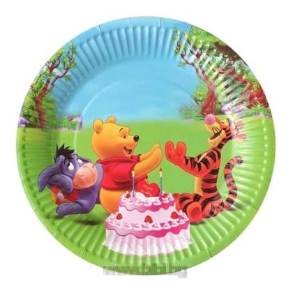 Парти чинийки Мечо пух / Winnie Pooh - 10 броя