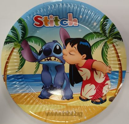 Парти чинийки Стич и Лило / Stitch and Lilo - 10 броя