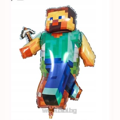 Фолио балон Майнкрафт Minecraft Steve